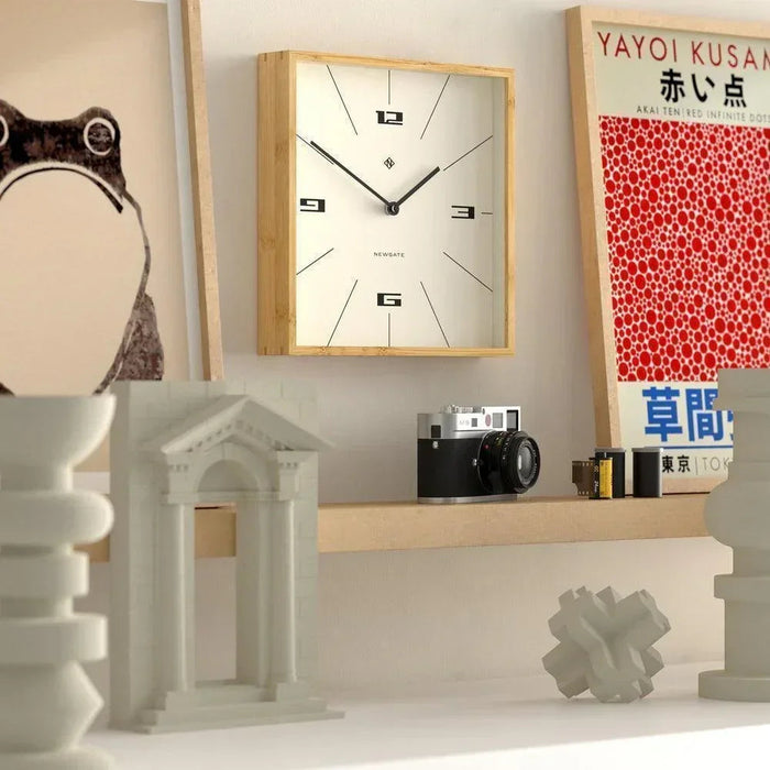 Newgate Fiji Wall Clock - Hovercraft Dial - Bamboo