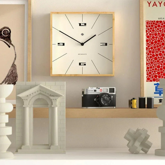 Newgate Fiji Wall Clock - Hovercraft Dial - Bamboo