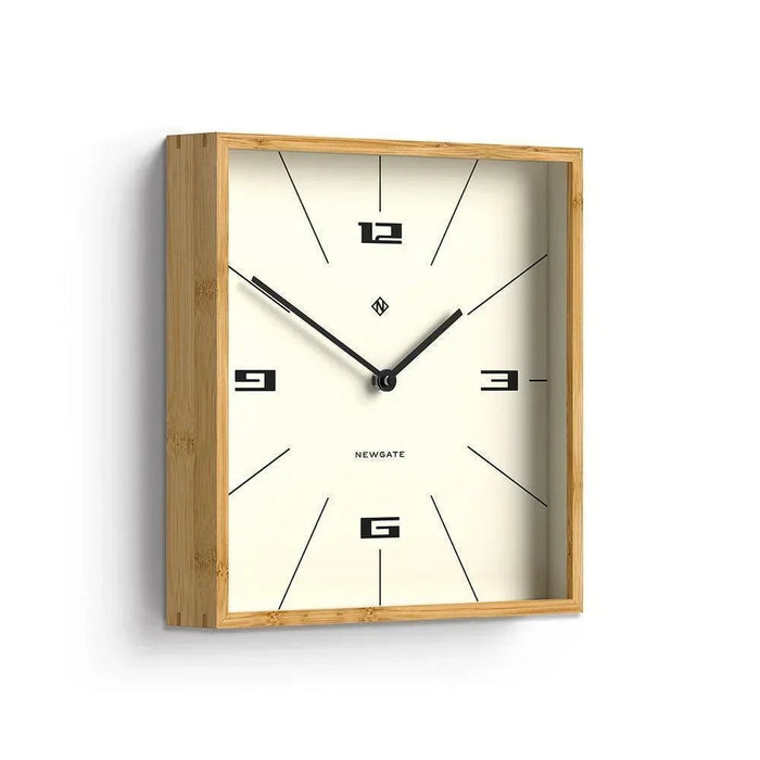 Newgate Fiji Wall Clock - Hovercraft Dial - Bamboo
