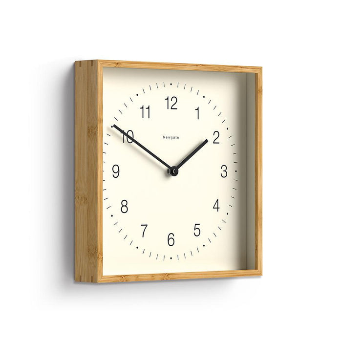 Newgate Fiji Wall Clock - Mongoose Dial - Light Bamboo | {{ collection.title }}