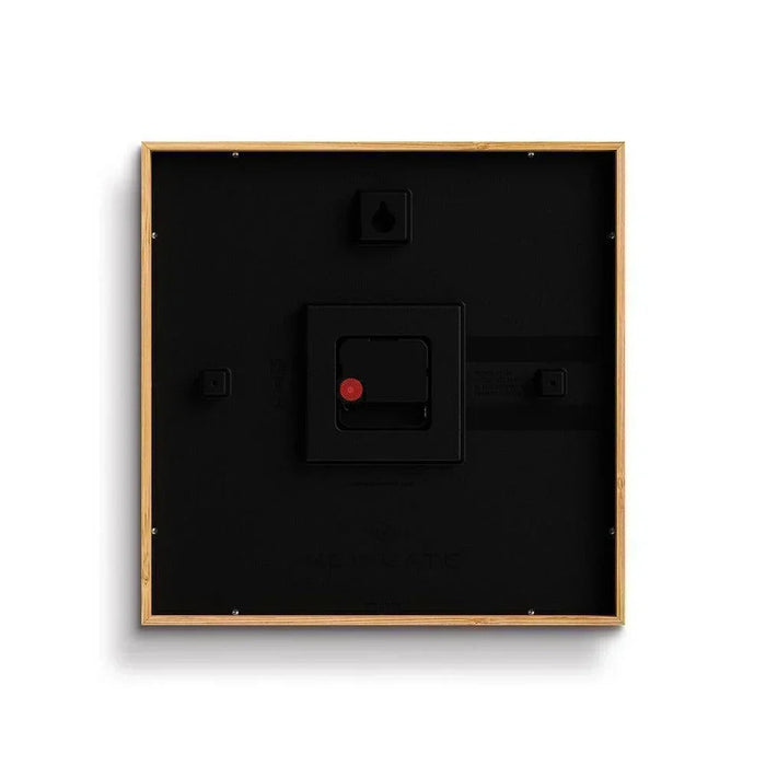 Newgate Fiji Wall Clock - Mongoose Dial - Light Bamboo