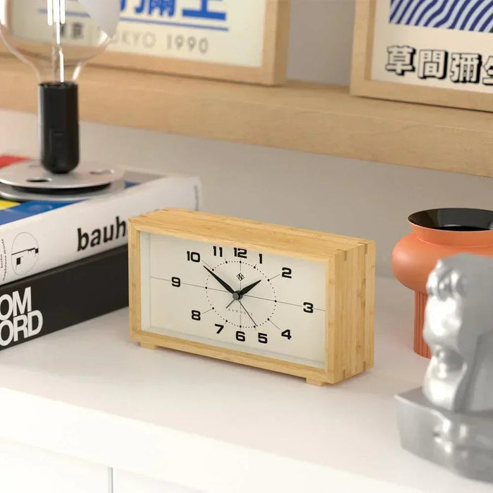 Newgate Lemur Alarm Clock - Bamboo