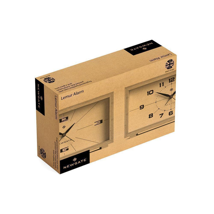 Newgate Lemur Alarm Clock - Bamboo