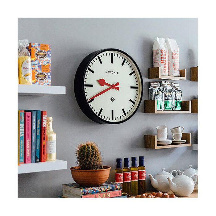 Newgate Putney Wall Clock - Black | {{ collection.title }}