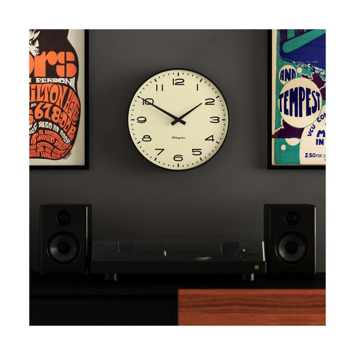 Newgate Radio City Wall Clock - Harlem Dial - Black | {{ collection.title }}