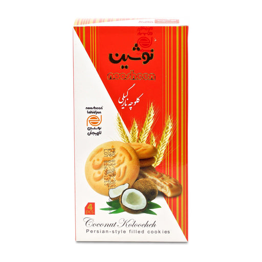 Noosheen Coconut Koloocheh - Middle Eastern Style Filled Cookies 9 (4 Pcs) - LemonSalt