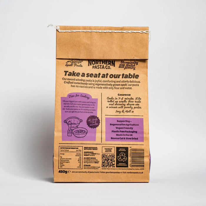 Northern Pasta - Casarecce (450g) - LemonSalt