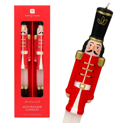 Nutcracker Christmas Dinner Candles - 2 Pack - LemonSalt