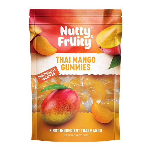 Nutty & Fruity Thai Mango Gummies (510g) - LemonSalt