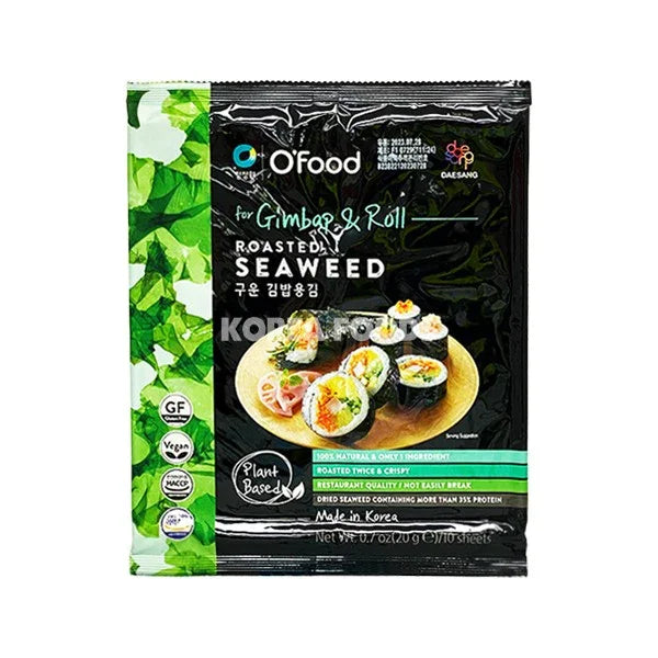 O’Food Roasted Seaweed For Kimbap & Roll (20g) - LemonSalt