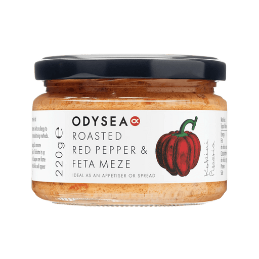 Odysea Roasted Red Pepper & Feta Meze (220g) | {{ collection.title }}