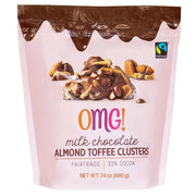 OMG! Milk Chocolate Almond Toffee Clusters (680g)