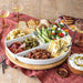 Over & Back Bamboo Lazy Susan with 4 Porcelain Dishes - LemonSalt