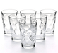Pasabahce Set of 6 Polka Dot Clear Glass Set | {{ collection.title }}