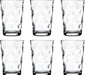 Pasabahce Set of 6 Polka Dot Clear Glass Set | {{ collection.title }}