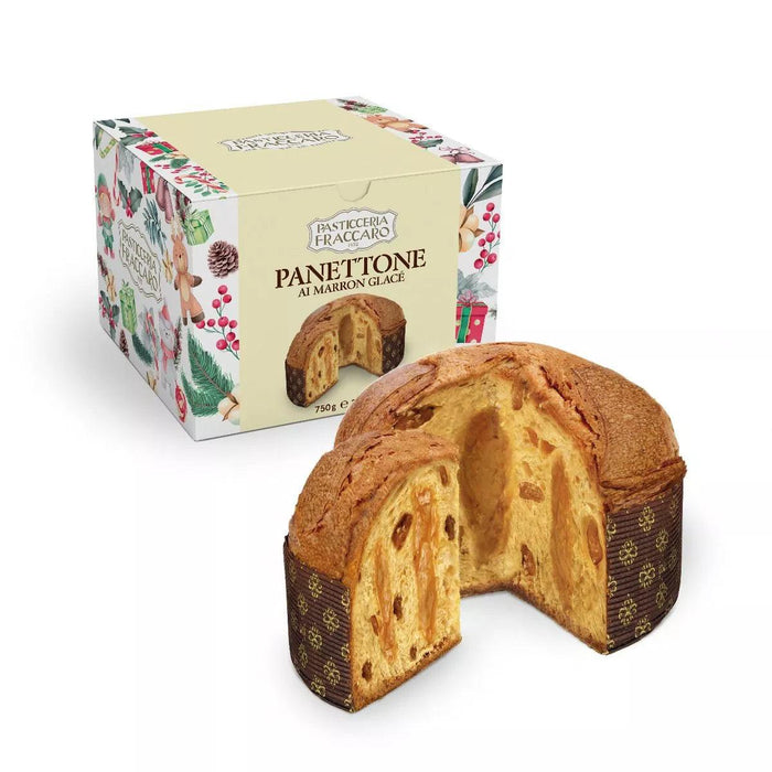 Pasticceria Fraccaro Panettone With Marrons Glaces (750g) | {{ collection.title }}