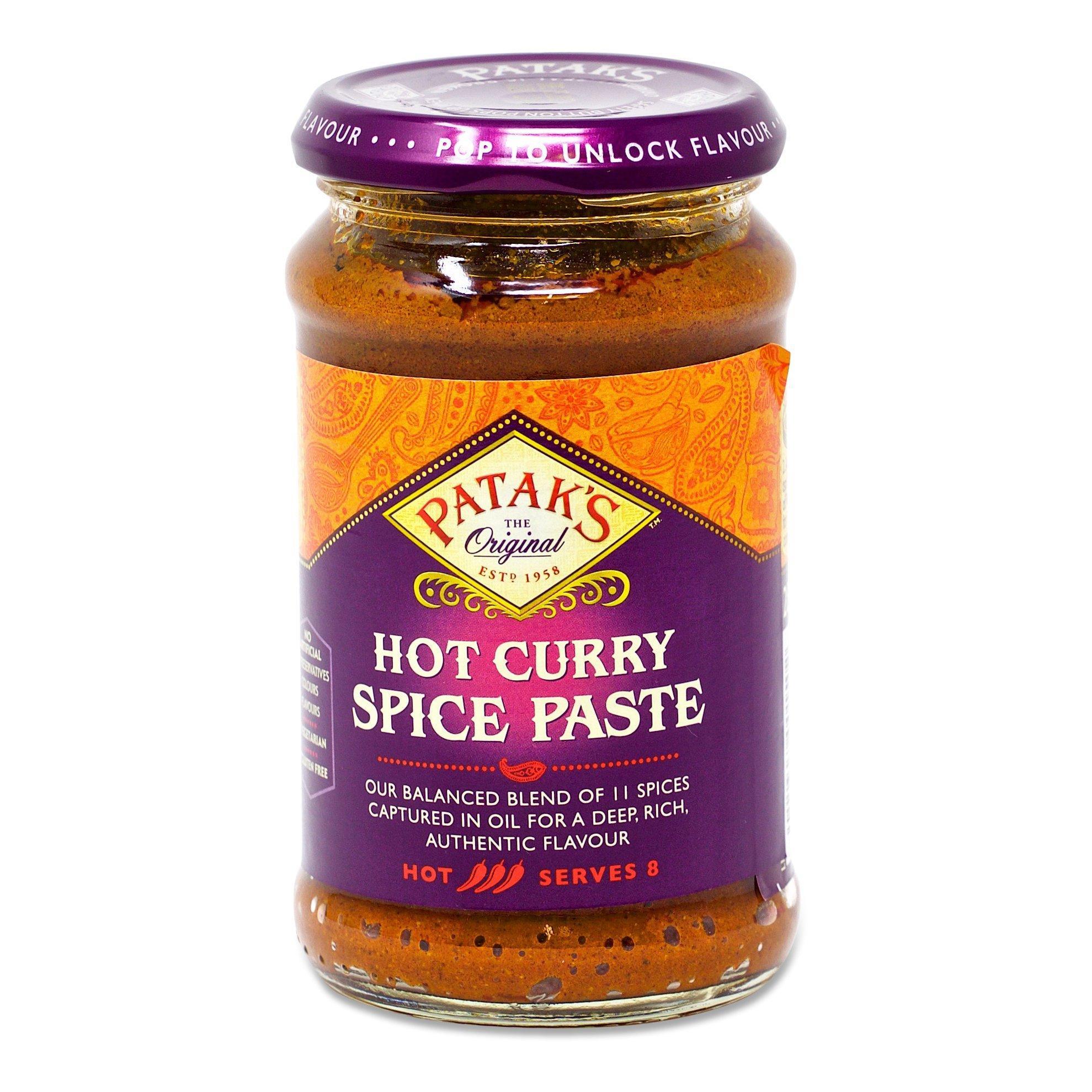 Pataks Hot Curry Spice Paste (300g) | {{ collection.title }}