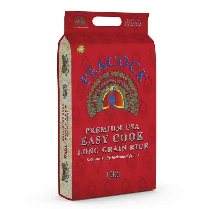 Peacock Premium USA Easy Cook Long Grain Rice (10kg) - LemonSalt