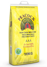 Peacock Thai Fragrant Rice - Hom Mali (10kg)