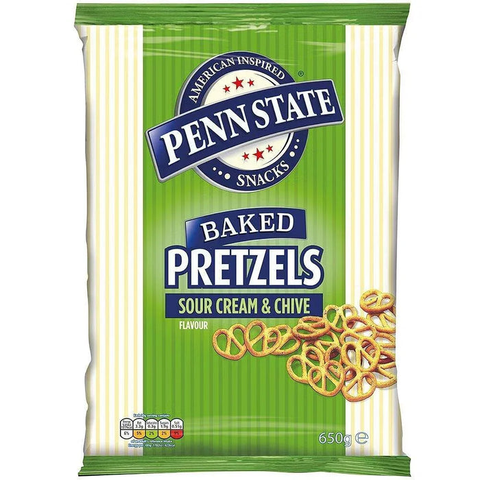 Penn State Sour Cream & Chive Baked Pretzels (650g)