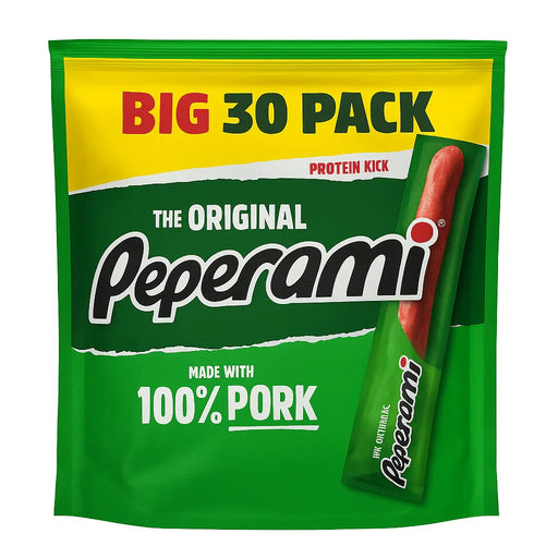 Peperami Original Smoked Pork Salami Sausage (30x20g) - LemonSalt