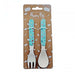 Peppa Pig - Bamboo Fork & Spoon Set - LemonSalt