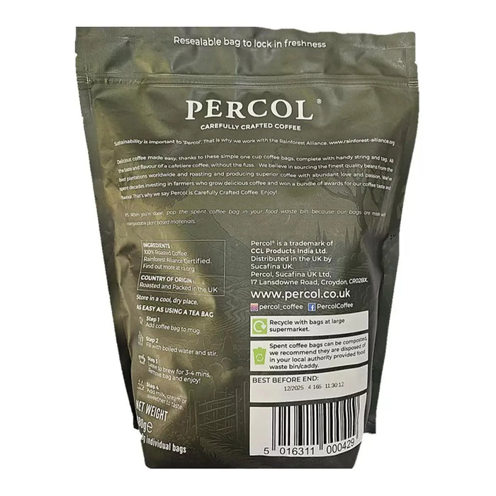 Percol Americano Medium Roast Coffee Bags (60x8g)