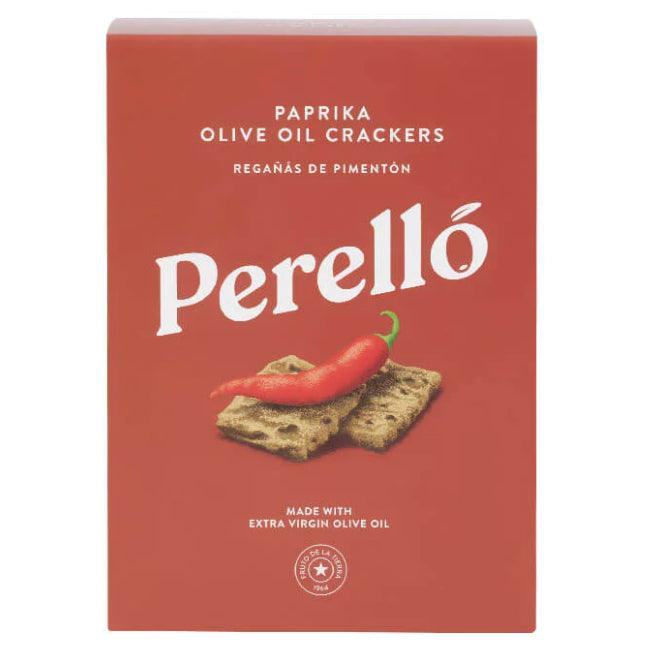 Perello Paprika Olive Oil Crackers (150g) - LemonSalt