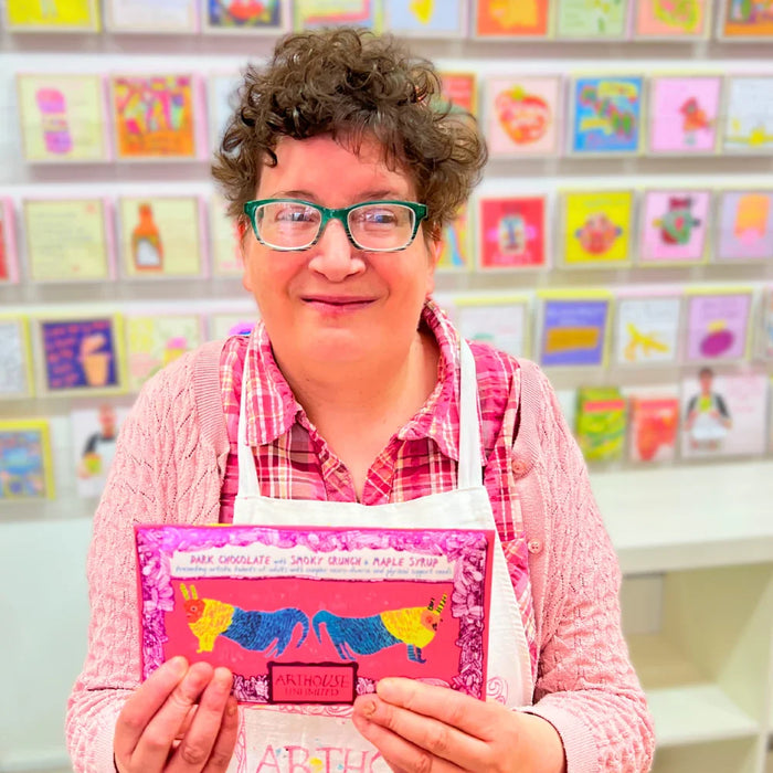 Arthouse Unlimited Dark Chocolate Bar with Smoky Crunch & Maple Syrup - Before & After the Dentist (85g)