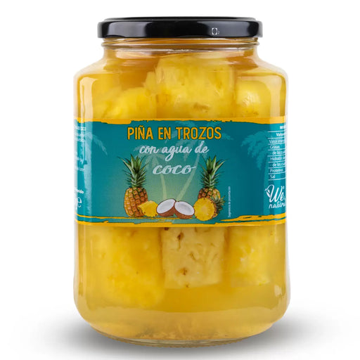 Pineapple Pieces with Coconut Water (1190g) - LemonSalt