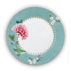 Pip Studio Blushing Birds Blue Plate 21cm | {{ collection.title }}