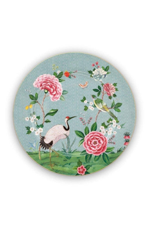 Pip Studio - Blushing Birds Plate - Blue (32cm) | {{ collection.title }}