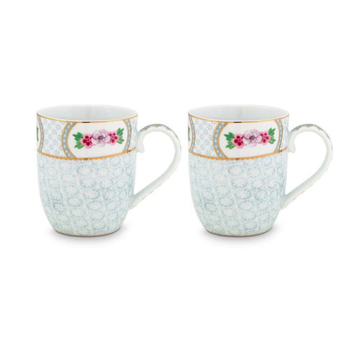Pip Studio Blushing Birds Set of Two White Small Mugs | {{ collection.title }}