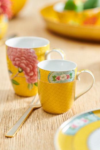 Pip Studio - Blushing Birds Small Yellow Mug | {{ collection.title }}