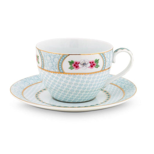 Pip Studio - Blushing Birds White Cappuccino Cup & Saucer | {{ collection.title }}