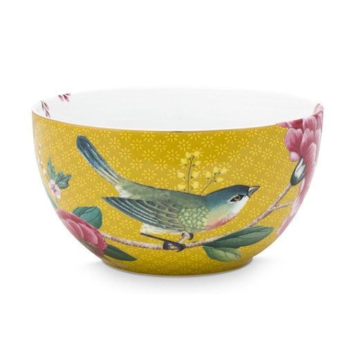 Pip Studio - Blushing Birds Yellow Bowl 12cm | {{ collection.title }}