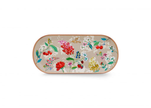 Pip Studio - Cake Tray Hummingbirds Khaki Floral 2.0 | {{ collection.title }}