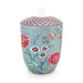 Pip Studio Flower Festival Storage Jar Light Blue 1.5ltr - LemonSalt