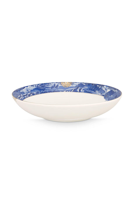 Pip Studio - Heritage Border Deep Plate - Blue (25.5cm)