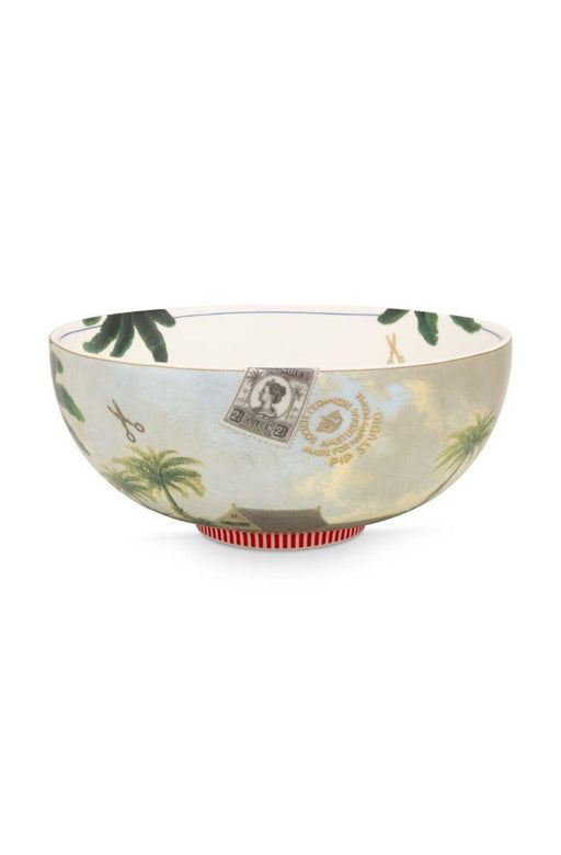 Pip Studio - Heritage Bowl Green Palm 23cm | {{ collection.title }}
