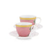 Pip Studio - La Majorelle Espresso Cups & Saucers - Pink (Set of 2) - LemonSalt