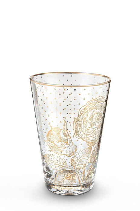 Pip Studio Longdrink Glass Royal Golden Flower | {{ collection.title }}