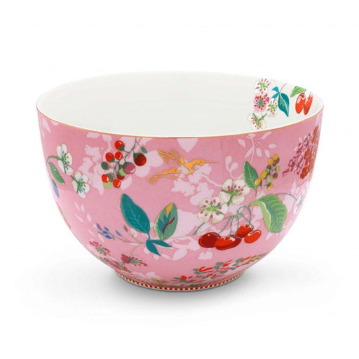 Pip Studio - Pip Studio Hummingbirds Bowl Pink 23cm Floral 2.0 - LemonSalt