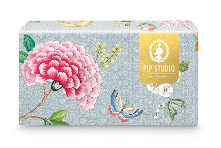 Pip Studio - Set Of 2 Small Khaki Blushing Birds Mugs | {{ collection.title }}