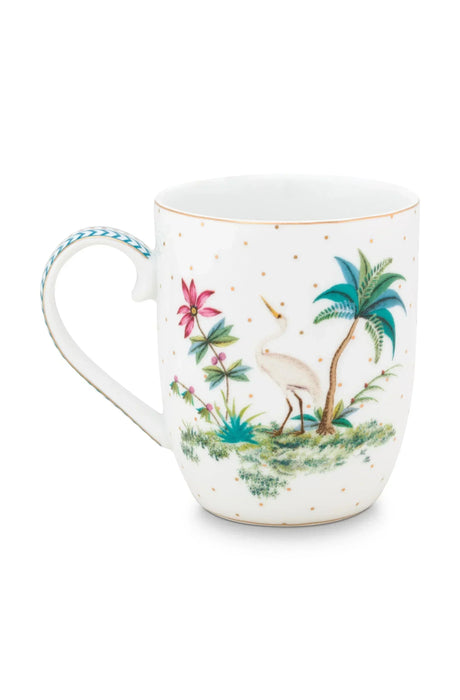 Pip Studio - Small Jolie Dots Gold Mug - White (145ml)