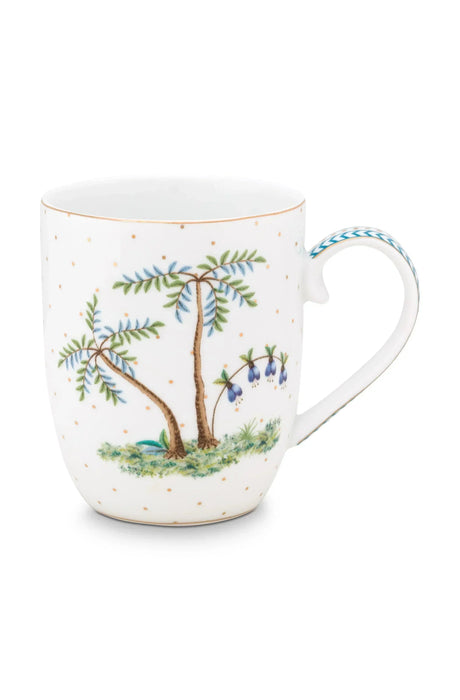 Pip Studio - Small Jolie Dots Gold Mug - White (145ml)