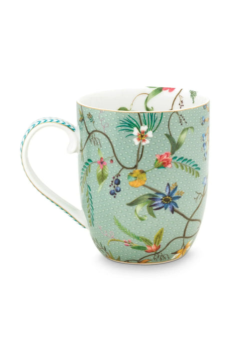 Pip Studio - Small Jolie Flowers Blue Mug (145ml) - LemonSalt