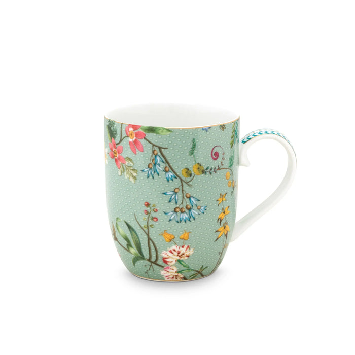 Pip Studio - Small Jolie Flowers Blue Mug (145ml) - LemonSalt