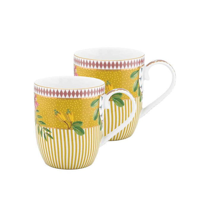 Pip Studio - Small La Majorelle Yellow 145ml Mug (Set of 2) - LemonSalt