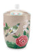Pip Studio Storage Jar Blushing Birds Khaki (1.5ltr) - LemonSalt